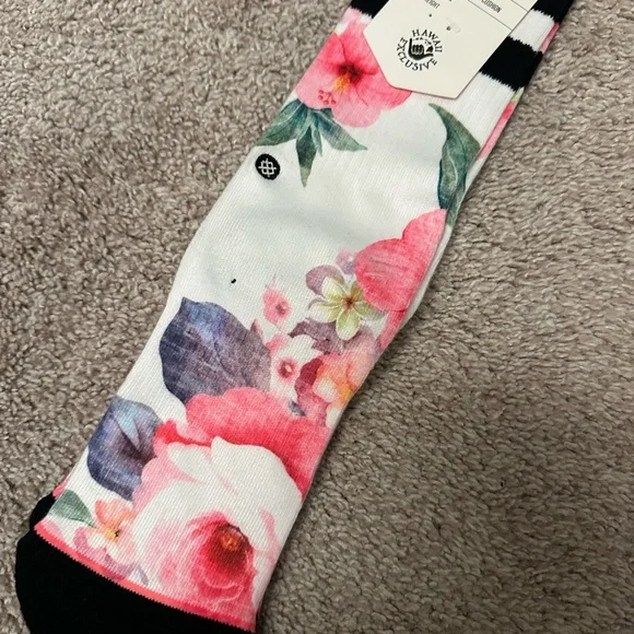 Stance Classic Floral Crew Socks - Picture 2 of 7